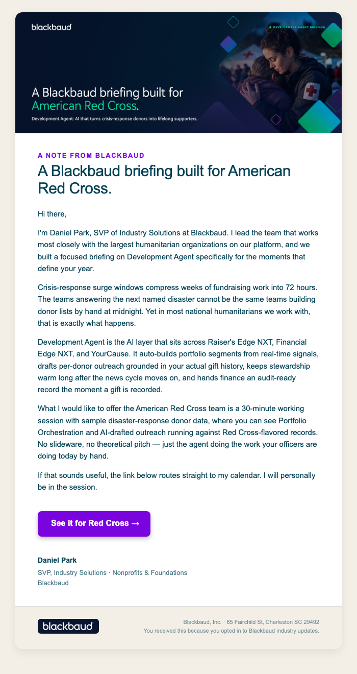 Nurture email sequence
